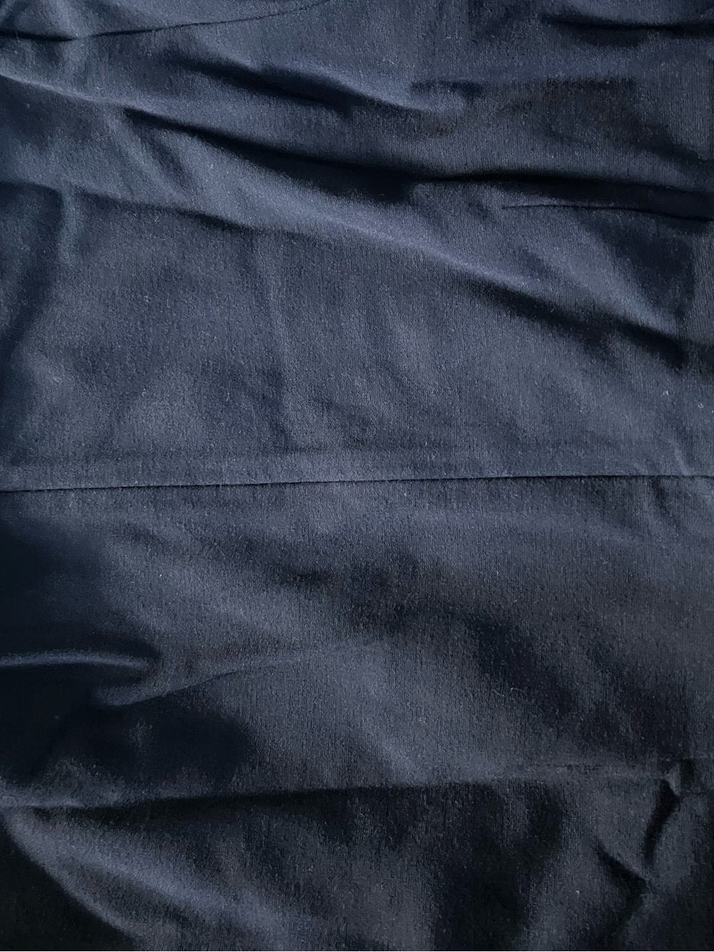 Diane von Furstenberg DVF Navy Ruffle Hem Dress – Size 10 - Picture 3 of 4